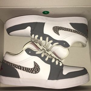 air jordan v.2 low elephant print